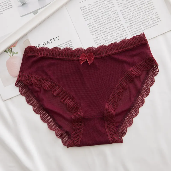 Low Waist Lace Hollow Seamless Panties – Sexy, Breathable Comfort for Women