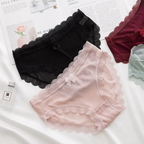 Low Waist Lace Hollow Seamless Panties – Sexy, Breathable Comfort for Women