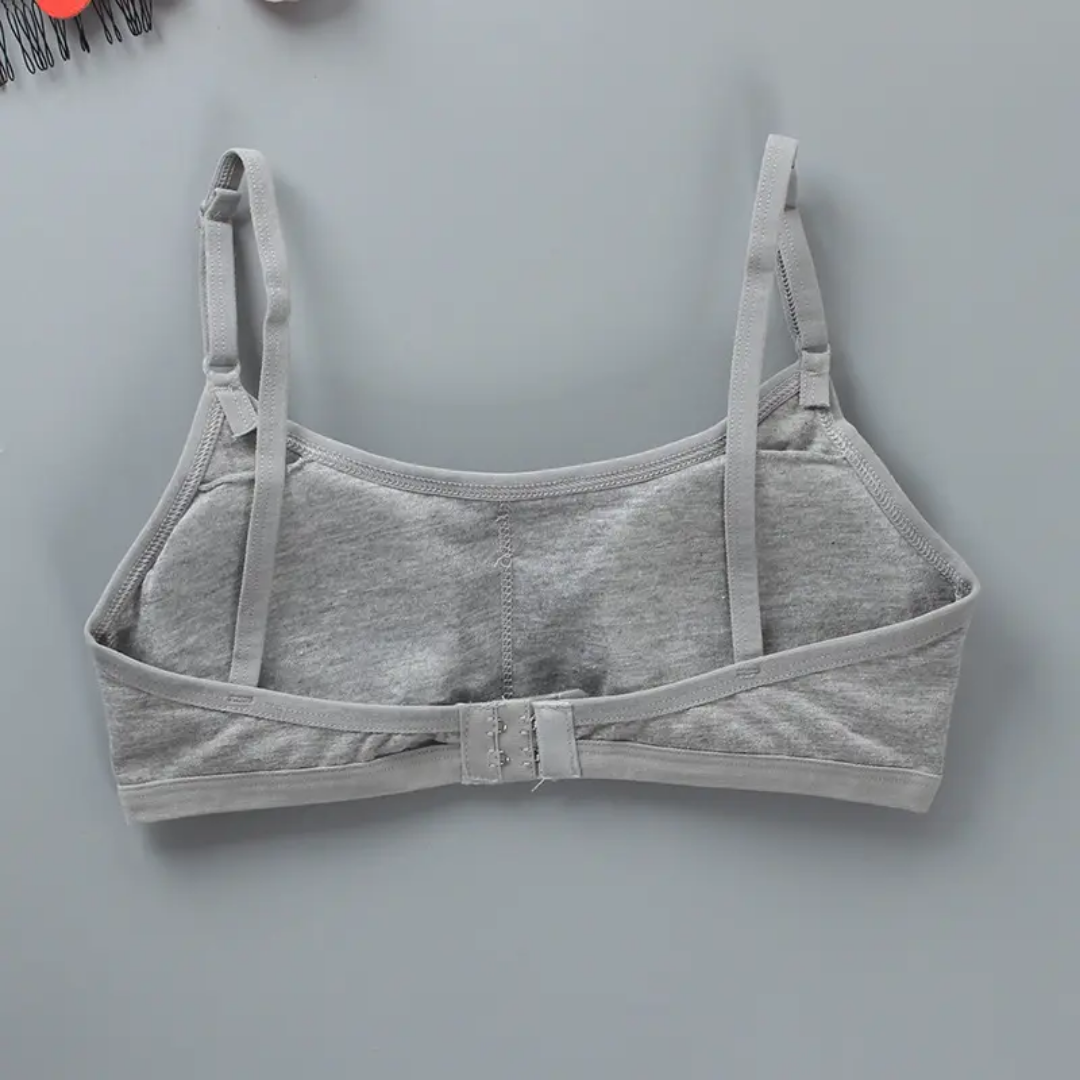 Teenager's Student Bra – Girls' Sports Training Bra (Ages 7–16) | Pure Cotton & Comfortable Fit