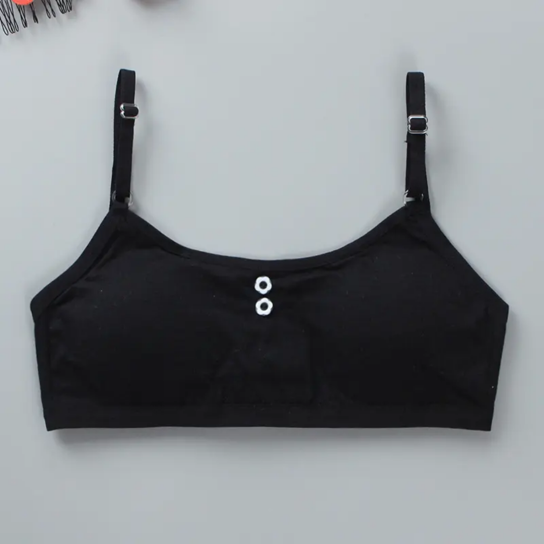Teenager's Student Bra – Girls' Sports Training Bra (Ages 7–16) | Pure Cotton & Comfortable Fit
