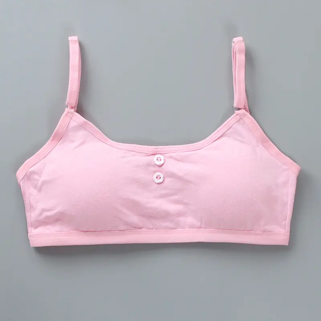 Teenager's Student Bra – Girls' Sports Training Bra (Ages 7–16) | Pure Cotton & Comfortable Fit