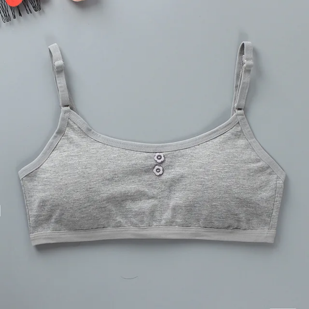 Teenager's Student Bra – Girls' Sports Training Bra (Ages 7–16) | Pure Cotton & Comfortable Fit