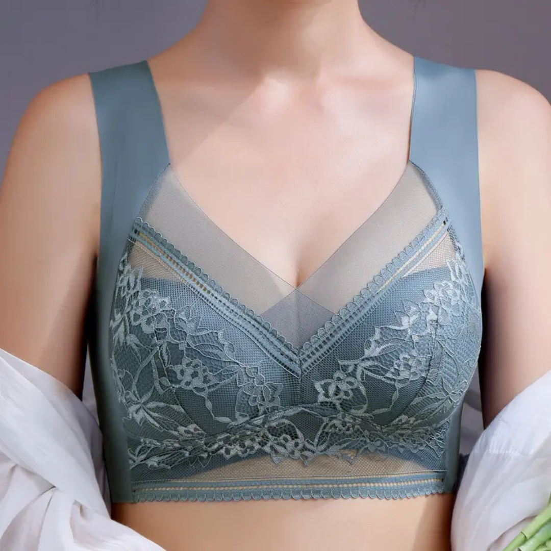 Women's Lace Tank Top Style Bra – Breathable, Thin, and Supportive Lingerie