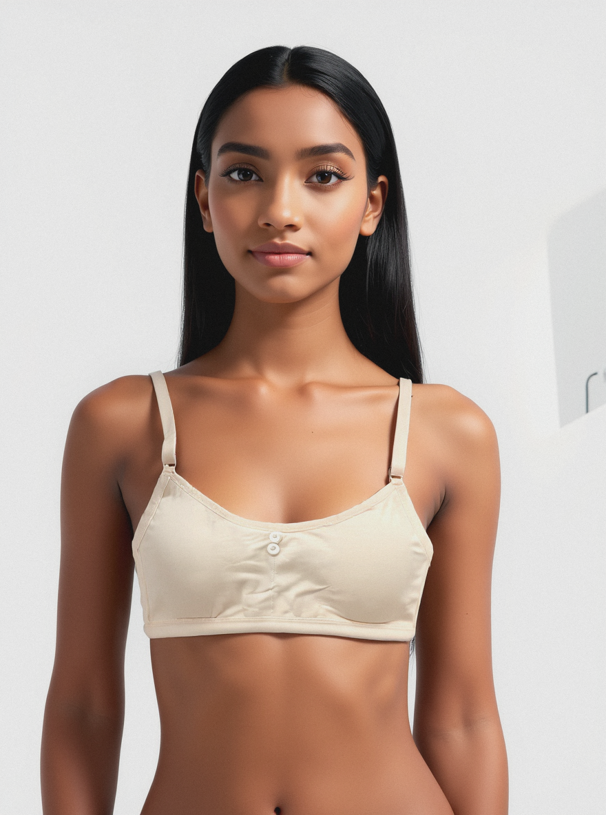 Teenager's Student Bra – Girls' Sports Training Bra (Ages 7–16) | Pure Cotton & Comfortable Fit